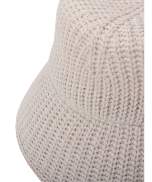 EMODA（エモダ）の「フレアニットハット（ニットキャップ/ビーニー・レディース・ブラック/アイボリー・FREE）」の21枚目の写真