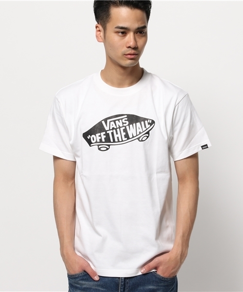 VANS(バンズ)の「WEGO/VANSプリントTシャツ(Tシャツ/カットソー・メンズ・ホワイト/ブラック/ホワイト系その他・MEDIUM/LARGE)」の2枚目の写真