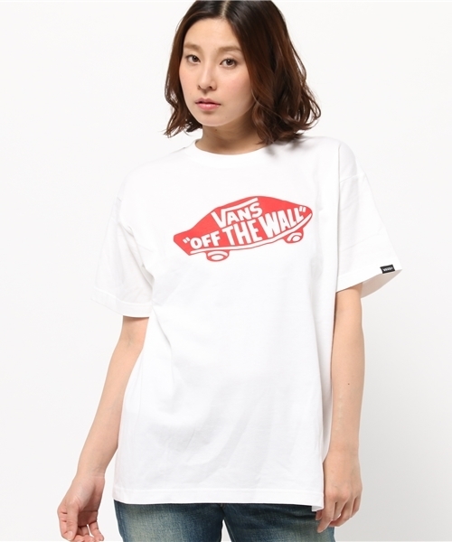 VANS(バンズ)の「WEGO/VANSプリントTシャツ(Tシャツ/カットソー・メンズ・ホワイト/ブラック/ホワイト系その他・MEDIUM/LARGE)」の4枚目の写真