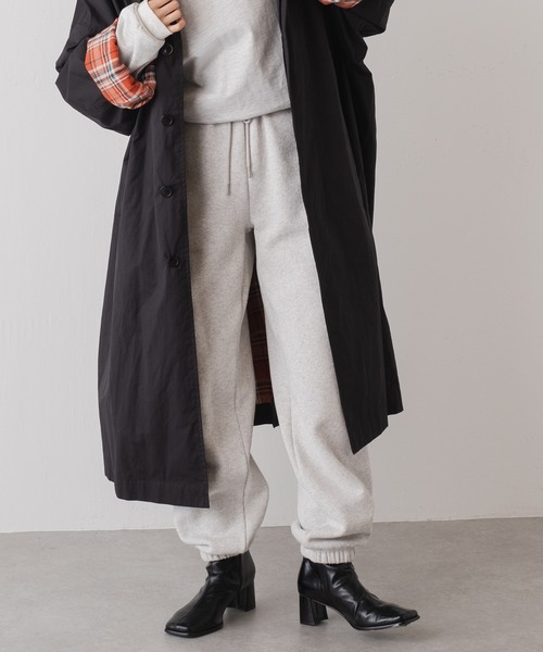 WHIMSIC（ウィムジック）の「【WHIMSIC】ヘビーウェイトスウェットパンツ（スウェットパンツ・レディース・グリーン/グレー・FREE）」の2枚目の写真