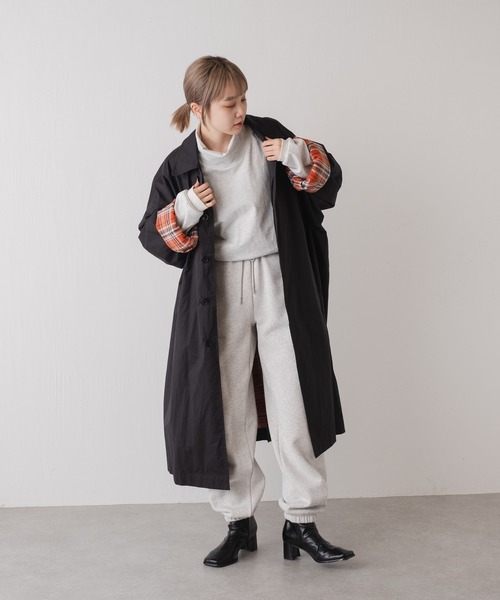 WHIMSIC（ウィムジック）の「【WHIMSIC】ヘビーウェイトスウェットパンツ（スウェットパンツ・レディース・グリーン/グレー・FREE）」の3枚目の写真