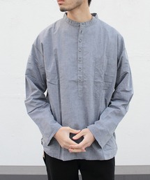 EEL | EEL/イール　別注　チャコールヘンリー 　ロングスリーブ　21SS(シャツ/ブラウス)