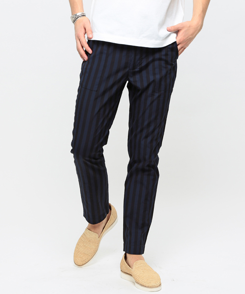 BEAMS LIGHTS Men's（ビームスライツ メンズ）の「BEAMS LIGHTS / ビックストライプイージーパンツ（その他パンツ・メンズ・チャコールグレー/ネイビー/ブルー・SMALL/MEDIUM/LARGE）」の18枚目の写真