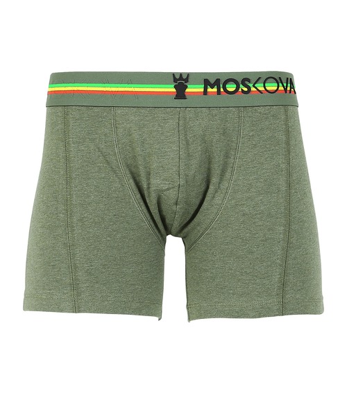 ボクサーパンツ メンズ 男性 下着 モスコヴァ Moskova ロング アンダーウェア 綿 おしゃれ 無地 ロゴ ワンポイント ブランド かっこいい ボクサーパンツ Moskova モスコヴァ のファッション通販 Zozotown