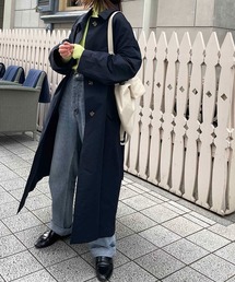 CANAL JEAN | RED CHOP WORKS(レッドチョップワークス) ステンカラーロングコート(ステンカラーコート)