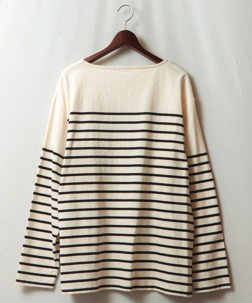 SUGGESTION(サジェッション)の「SUGGESTION パネル切替ボートネックバスクシャツ(Tシャツ/カットソー・メンズ・ブラック/レッド/ブルー/グリーン/その他/マルチ・M/L)」の8枚目の写真