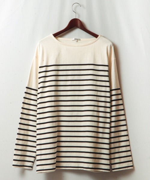 SUGGESTION(サジェッション)の「SUGGESTION パネル切替ボートネックバスクシャツ(Tシャツ/カットソー・メンズ・ブラック/レッド/ブルー/グリーン/その他/マルチ・M/L)」の7枚目の写真