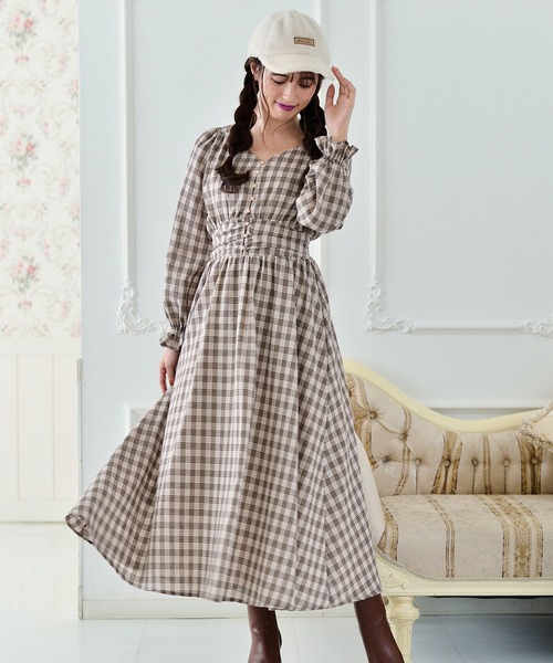 セール ブランド古着 長袖ワンピース ワンピース Miia ミーア のファッション通販 Zozoused