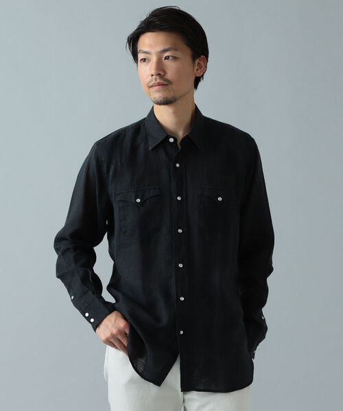 Orian シャツ ブラウス 別注 Men Beams F 別注 ウエスタンシャツ シャツ ブラウス Orian オリアン
