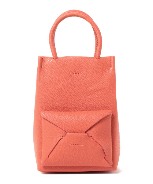 B:MING by BEAMS（ビーミングバイビームス）の「ADD CULUMN / レターバッグ（S）（ハンドバッグ・レディース・オレンジ/ブラック・ONE SIZE）」の6枚目の写真