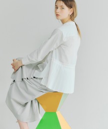 YECCA VECCA | バックプリーツシャツ　＊◆(シャツ/ブラウス)