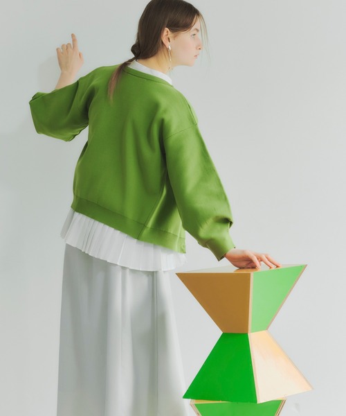 YECCA VECCA(イェッカヴェッカ)の「バックプリーツシャツ *◆(シャツ/ブラウス・レディース・オフホワイト/ブラック/ストライプ・FREE)」の8枚目の写真