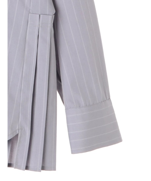 YECCA VECCA(イェッカヴェッカ)の「バックプリーツシャツ *◆(シャツ/ブラウス・レディース・オフホワイト/ブラック/ストライプ・FREE)」の10枚目の写真