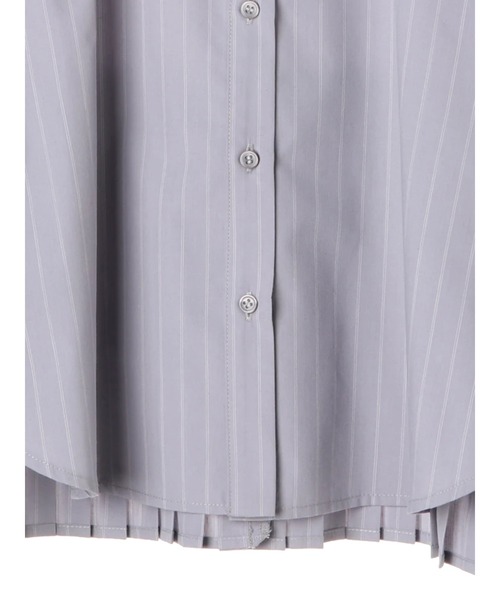 YECCA VECCA(イェッカヴェッカ)の「バックプリーツシャツ *◆(シャツ/ブラウス・レディース・オフホワイト/ブラック/ストライプ・FREE)」の11枚目の写真