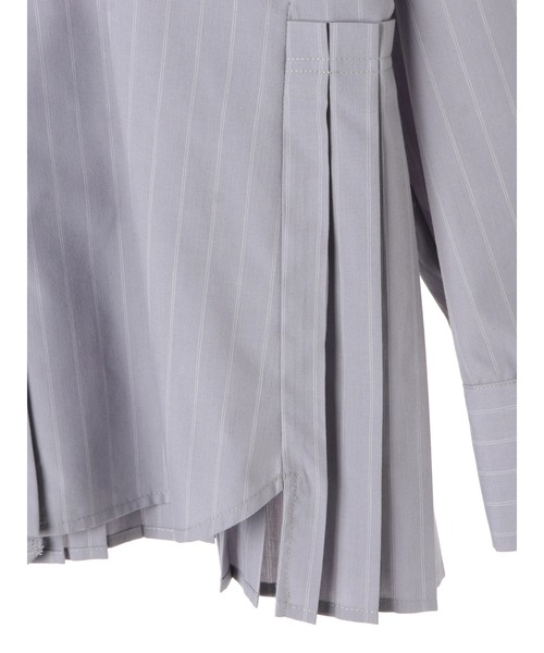 YECCA VECCA(イェッカヴェッカ)の「バックプリーツシャツ *◆(シャツ/ブラウス・レディース・オフホワイト/ブラック/ストライプ・FREE)」の13枚目の写真