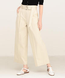 TOMORROWLAND | ハイカウントコットンチノ ベルテッドパンツ(チノパンツ)