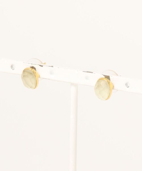 欧州航路（オウシュウコウロ）の「【欧州航路】エルバ天然石ピアス（ピアス（両耳用）・レディース・グレー/イエロー/ミント/ブルー/クリア/ローズ/アクア/ワイン・FREE）」の12枚目の写真