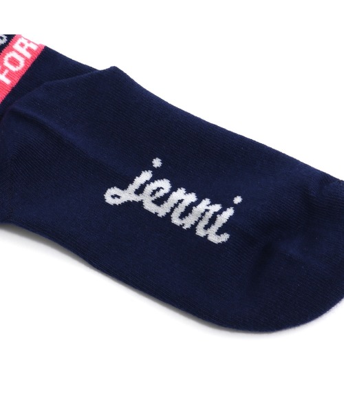 JENNI love(ジェニィラブ)の「ラインロゴクルーソックス(ソックス/靴下・キッズ・ブラック/ネイビー/グレー・19-21cm/22-24cm)」の8枚目の写真