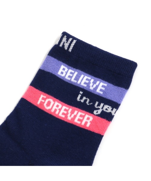 JENNI love(ジェニィラブ)の「ラインロゴクルーソックス(ソックス/靴下・キッズ・ブラック/ネイビー/グレー・19-21cm/22-24cm)」の10枚目の写真