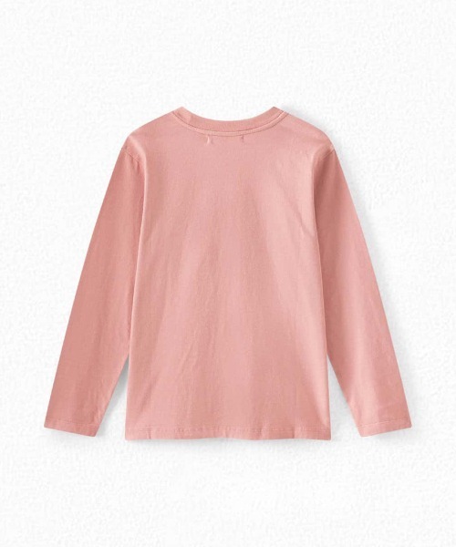 Bonpoint(ボンポワン)の「シルクスクリーン オーガニックコットンカットソー(Tシャツ/カットソー・キッズ・ピンク系その他・145/135)」の3枚目の写真