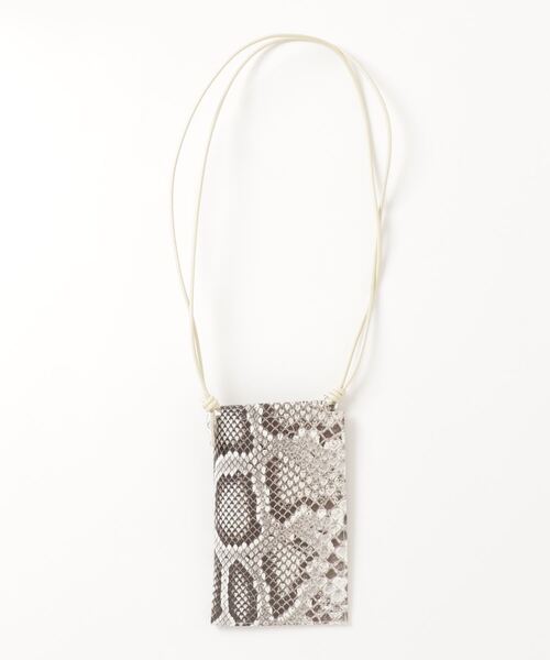 ITTI（イッチ）の「iTTi/イッチ/HERRIE PHONE POUCH/MOLURU（ポーチ・メンズ・ホワイト・FREE）」の2枚目の写真