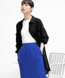 LOWRYS FARM | エコＲリネンロングシャツＬＳ　262432(シャツ/ブラウス)