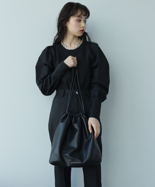 HARE（ハレ）の「BIGキンチャクBAG(HARE)（ハンドバッグ・レディース・ブラック・FREE）」の3枚目の写真