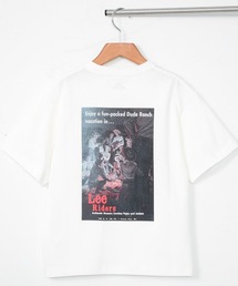 【110-150cm】キッズ Leeオールドアド バックプリント 半袖Tシャツ