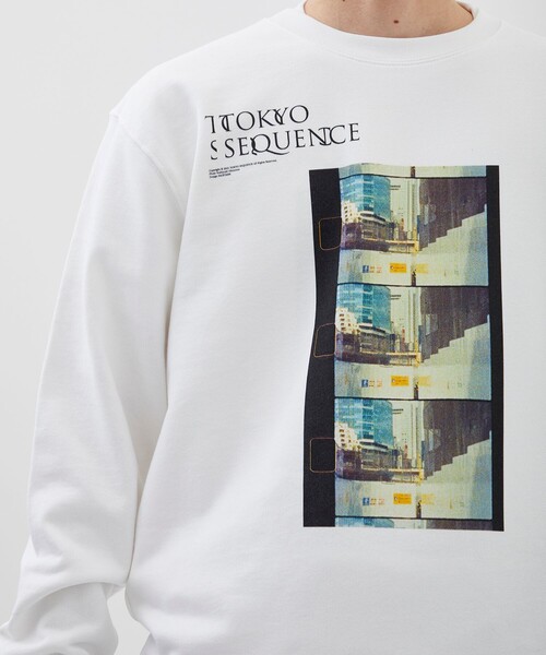 STUDIOUS（ステュディオス）の「PHOTO SWEAT（スウェット・メンズ・ブラック/ホワイト・L/M/XL）」の6枚目の写真