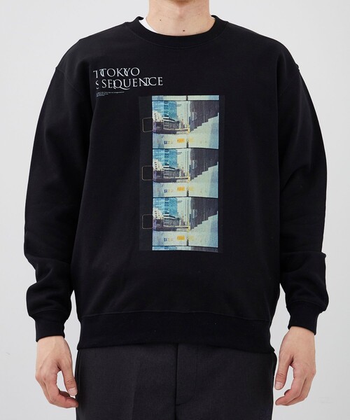 STUDIOUS（ステュディオス）の「PHOTO SWEAT（スウェット・メンズ・ブラック/ホワイト・L/M/XL）」の7枚目の写真