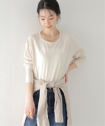 plage | Blousing Sheer ロンT◆(Tシャツ/カットソー)