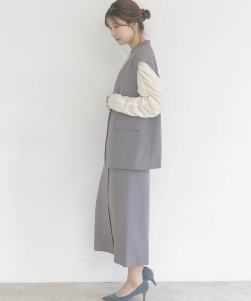 URBAN RESEARCH ROSSO WOMEN（アーバンリサーチ　ロッソ）の「ジレセットアップ（セットアップ・レディース・グレー系その他/ブラック・FREE）」の19枚目の写真