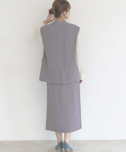 URBAN RESEARCH ROSSO WOMEN（アーバンリサーチ　ロッソ）の「ジレセットアップ（セットアップ・レディース・グレー系その他/ブラック・FREE）」の20枚目の写真