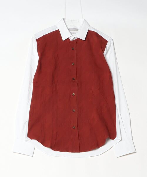 【セール】HIGH STREET∴カットソー千鳥リンクスコンビシャツ（シャツ/ブラウス）｜HIGH STREET（ハイストリート） 8,538円