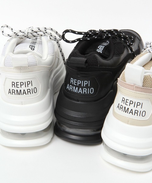 repipi armario（レピピ アルマリオ）の「クリアソールダッドスニーカー（スニーカー・キッズ・ホワイト/ベージュ/その他/ブラック系その他・SMALL/MEDIUM/LARGE）」の10枚目の写真