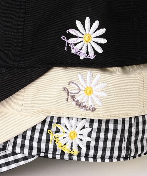 LOVETOXIC（ラブトキシック）の「マーガレットローCAP（キャップ・キッズ・ブラック/ベージュ/マルチ・FREE）」の6枚目の写真