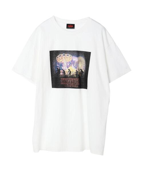 Green Parks(グリーンパークス)の「■STRANGER THINGS フォトptT(Tシャツ/カットソー・レディース・オフホワイト・FREE)」の19枚目の写真