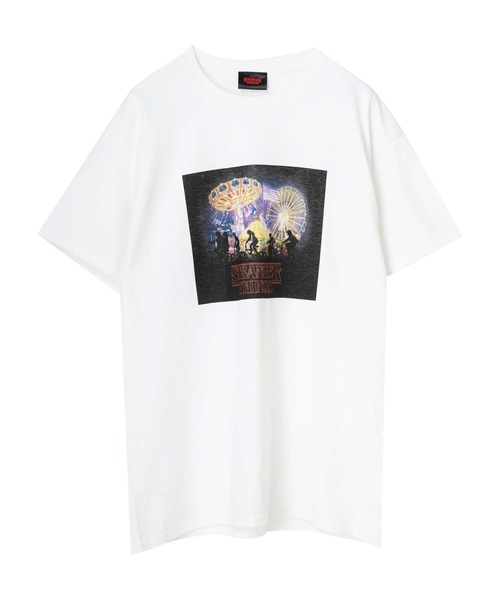 Green Parks(グリーンパークス)の「■STRANGER THINGS フォトptT(Tシャツ/カットソー・レディース・オフホワイト・FREE)」の12枚目の写真