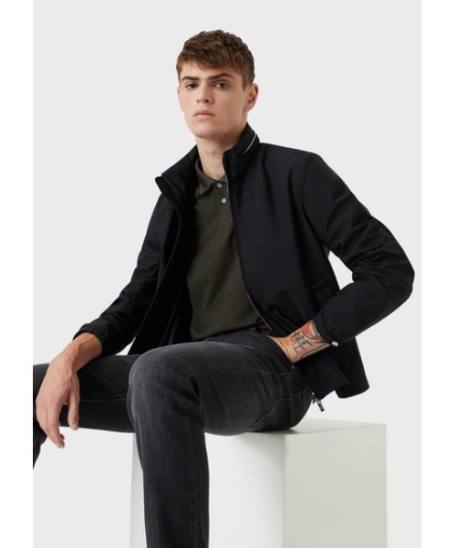 EMPORIO ARMANI（エンポリオアルマーニ）の「【エンポリオ アルマーニ】スリムフィットジーンズ J06 コンフォートデニムツイル製 メランジ（デニムパンツ・メンズ・ブラック系その他/ダークインディゴブルー・31inch/32inch/33inch/30inch/34inch/28inch/36inch/29inch）」の6枚目の写真