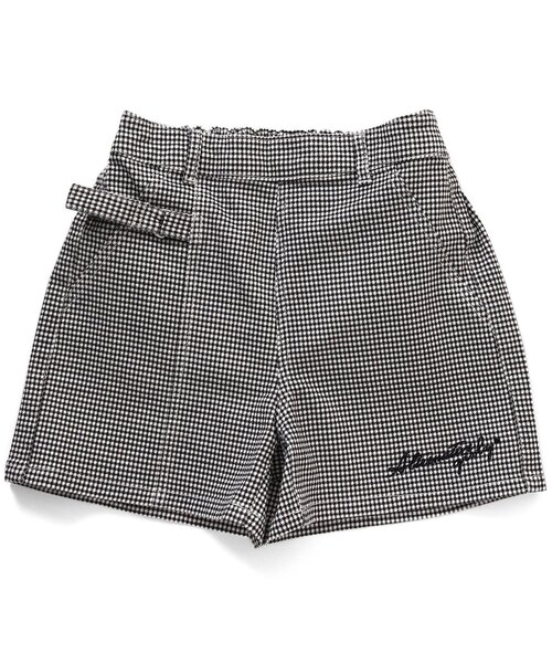 algy（アルジー）の「アシメベルトショーパン（その他パンツ・キッズ・ブラック/チェック/アイボリー・XX-SMALL/X-SMALL/SMALL/MEDIUM）」の8枚目の写真