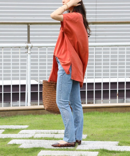 EDWIN（エドウィン）の「EDWIN(エドウィン)【レディース】【スゴイラク】「JERSEYS」スリムストレート（デニムパンツ・レディース・ライトインディゴブルー・M/L/S/XS）」の7枚目の写真