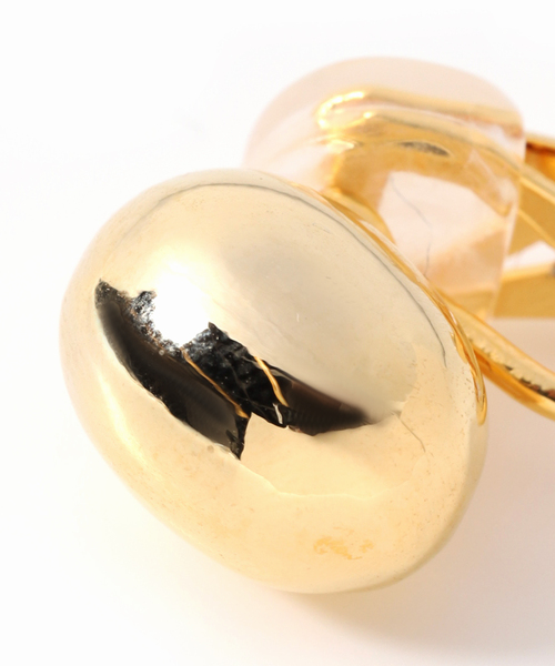 plage(プラージュ)の「【ucalypt/ユーカリプト】SPHERE イヤリング(イヤリング・レディース・ゴールド・FREE)」の7枚目の写真