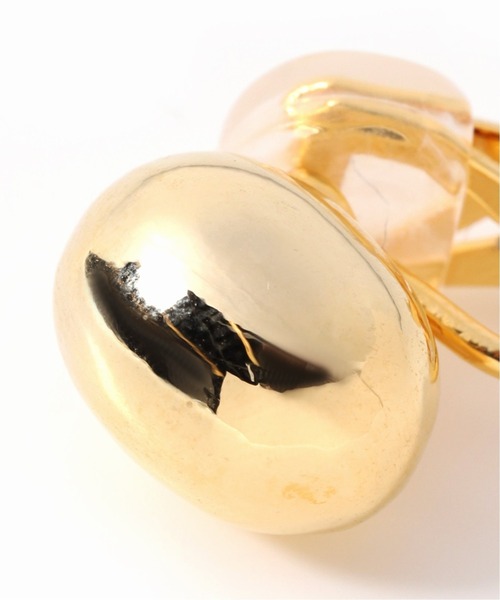 plage(プラージュ)の「【ucalypt/ユーカリプト】SPHERE イヤリング(イヤリング・レディース・ゴールド・FREE)」の4枚目の写真