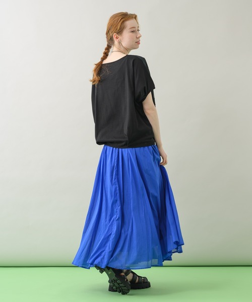 Dignite collier（ディニテコリエ）の「Dignite collier コットンスカート（スカート・レディース・ライトグレー/イエロー/ブルー・FREE）」の6枚目の写真