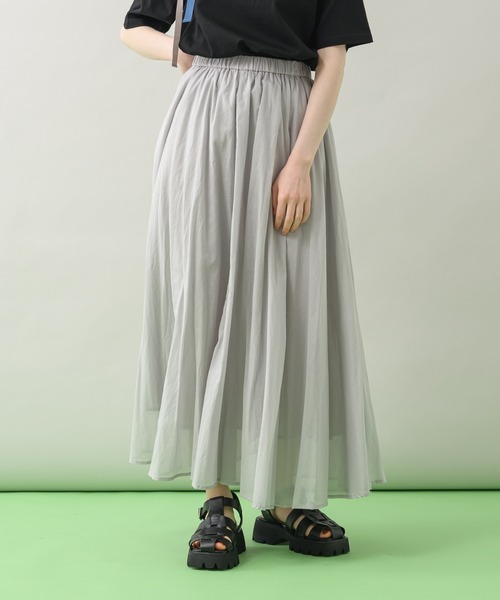 Dignite collier（ディニテコリエ）の「Dignite collier コットンスカート（スカート・レディース・ライトグレー/イエロー/ブルー・FREE）」の20枚目の写真