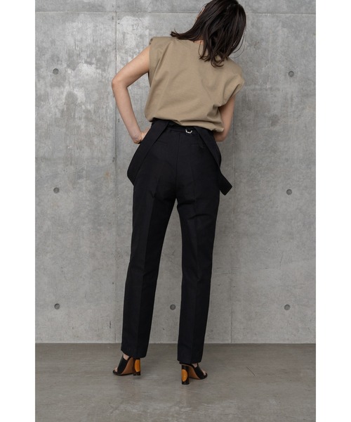 LA PEAU DE GEM（ラポドゥジェム）の「【LA PEAU DE GEM】肩パット付きノースリーブ（Tシャツ/カットソー・レディース・ホワイト/ブラック/ベージュ・FREE）」の7枚目の写真