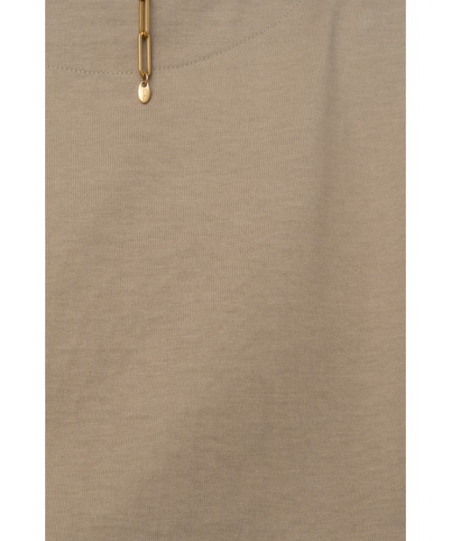 LA PEAU DE GEM（ラポドゥジェム）の「【LA PEAU DE GEM】肩パット付きノースリーブ（Tシャツ/カットソー・レディース・ホワイト/ブラック/ベージュ・FREE）」の10枚目の写真