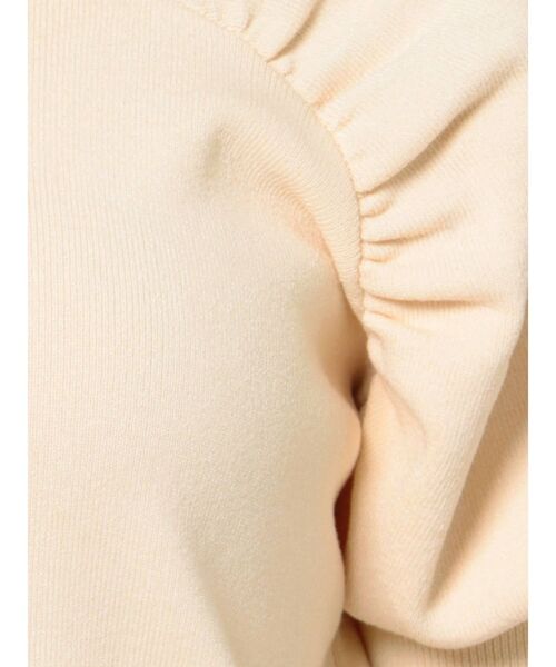 LAGUNAMOON(ラグナムーン)の「ギャザースリーブ2WAYニットプルオーバー(ニット/セーター・レディース・アイボリー/ラベンダー/モカ・FREE)」の11枚目の写真