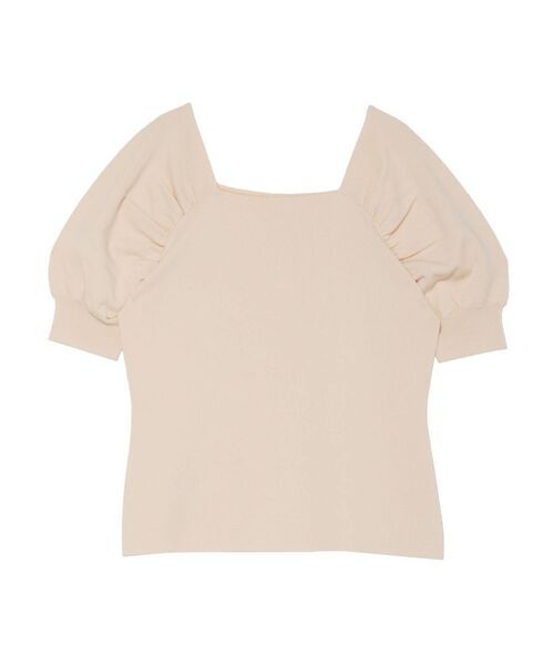 LAGUNAMOON(ラグナムーン)の「ギャザースリーブ2WAYニットプルオーバー(ニット/セーター・レディース・アイボリー/ラベンダー/モカ・FREE)」の14枚目の写真