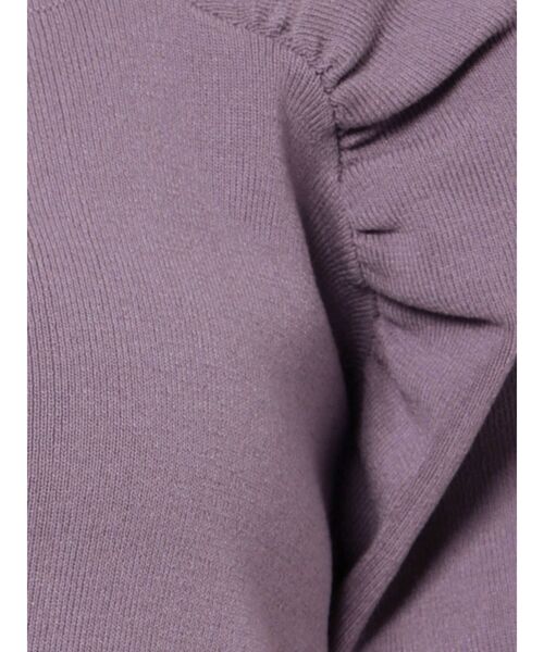 LAGUNAMOON(ラグナムーン)の「ギャザースリーブ2WAYニットプルオーバー(ニット/セーター・レディース・アイボリー/ラベンダー/モカ・FREE)」の18枚目の写真